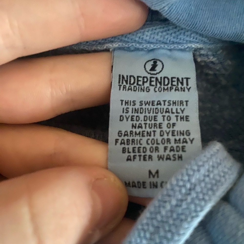 Blue hoodie from barstool sports